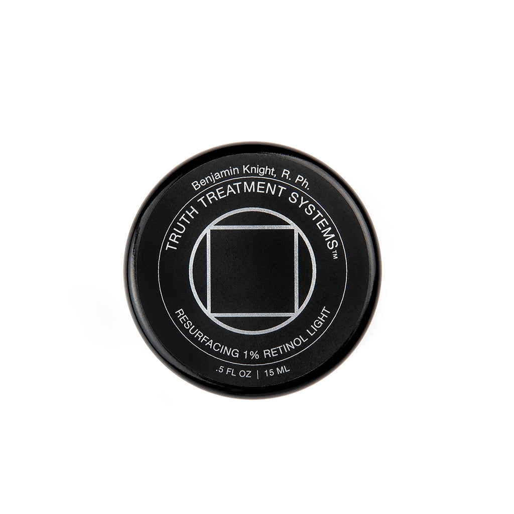 Truth Treatments Resurfacing 1% Retinol Light — 1% retinol and vitamin C weekly treatment jar
