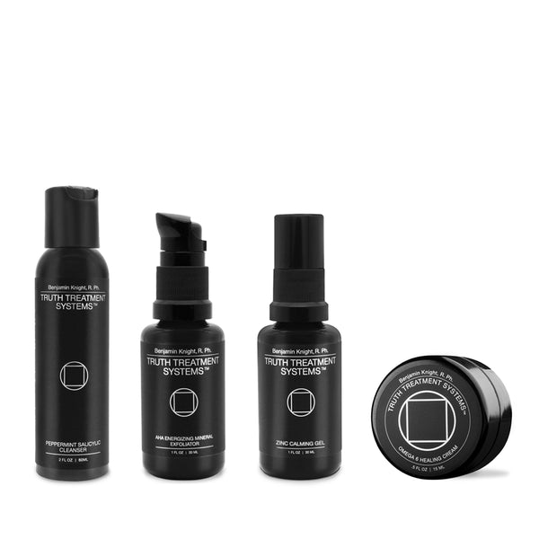 Truth Pure Cleans 3本セット 1-2-3-4 Exfoliating System for Smooth Skin by TruthTreatments