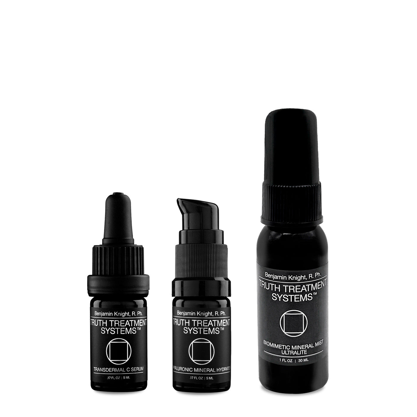 Truth Trifecta Mini for Travel Skincare by TruthTreatments